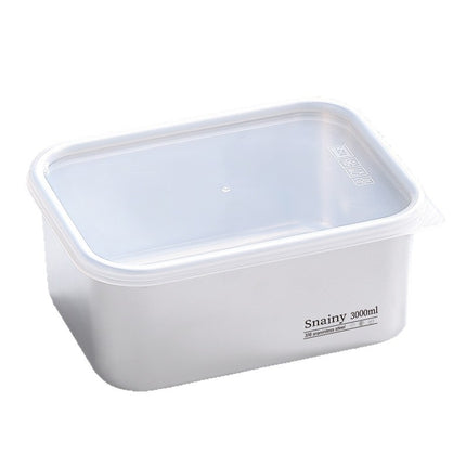 316 Stainless Steel Food Storage Containers with Lids - Food Grade Fridge Organizer, Leak-Proof