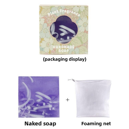 Niyantang Floral Plant Essential Oil Handmade Soap Aloe Vera Handmade Soap Rose Honey Face Wash Oil Control Cleansing Handmade Soap