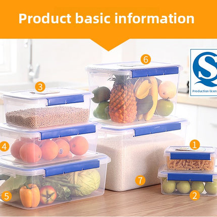 Commercial Large Capacity Food Container, Food Grade Clear Plastic Bin with Lid