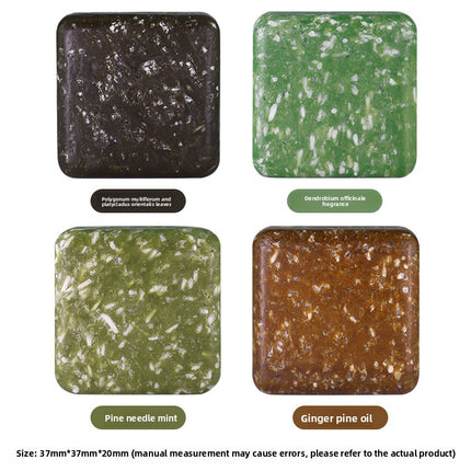 Shampoo Soap Sample Herbal Plant Platycladus Arborvitae Leaf Shampoo Soap Bar Travel Size Mini Portable Travel Hotel Small Soap