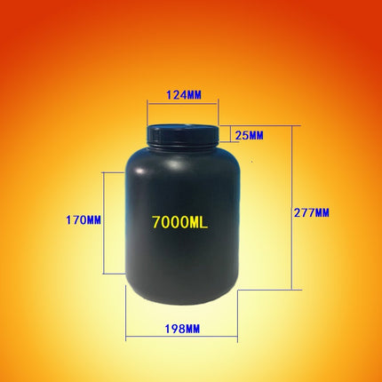 HDPE Whey Protein Powder Bottles - 1lb to 5lb Wide Mouth Storage Jars