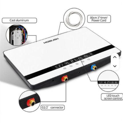 8.5kW horizontal smart inverter instant water heater heats water in 3 to 5 seconds