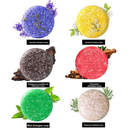Manufacturer Wholesale Supply Plant Essential Oil Shampoo Soap Polygonum Multiflorum Unisex Hair Care Handmade Soap Shampoo Soap