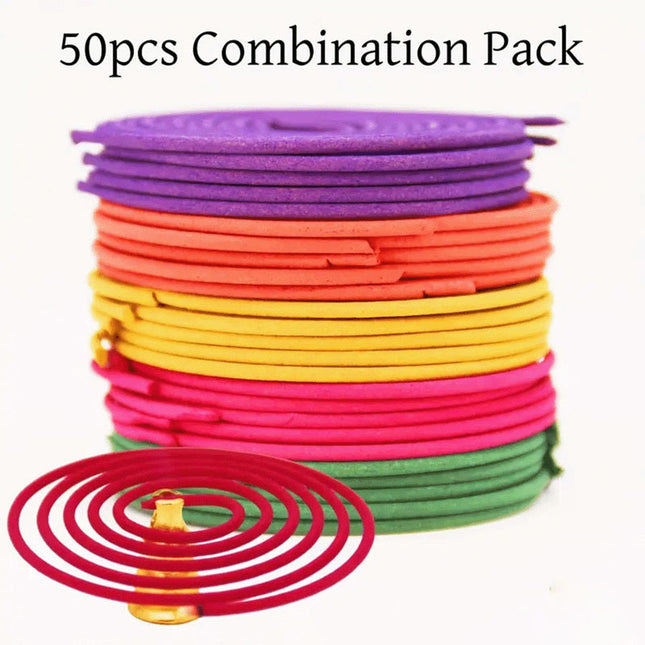 5 Colors 50 Incense Sticks, Adjustable