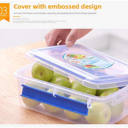 Commercial Large Capacity Food Container, Food Grade Clear Plastic Bin with Lid