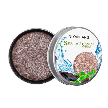 Manufacturer Wholesale Supply Plant Essential Oil Shampoo Soap Polygonum Multiflorum Unisex Hair Care Handmade Soap Shampoo Soap