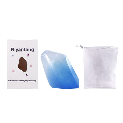 Niyantang Hyaluronic Acid Niacinamide Amino Acid Anti-Mite Soap Moisturizing Nourishing Brightening Facial Soap Face Wash Essential Oil Soap