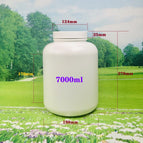 7000mlGL180 white flat shoulder / Multicolor