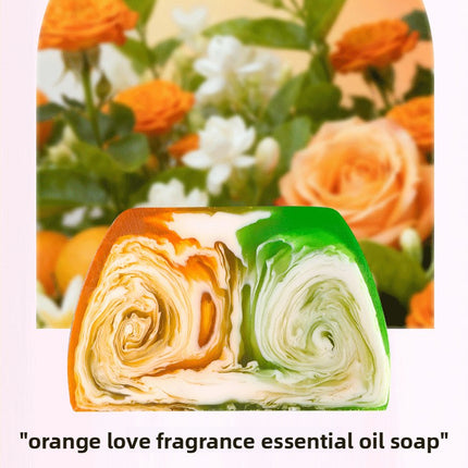 Kasha Da Style Colorful Fragrance Handmade Soap Large Bar Cut Gift Soap Bath Face Wash Essential Oil Soap