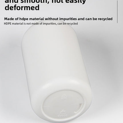 HDPE Whey Protein Powder Bottles - 1lb to 5lb Wide Mouth Storage Jars