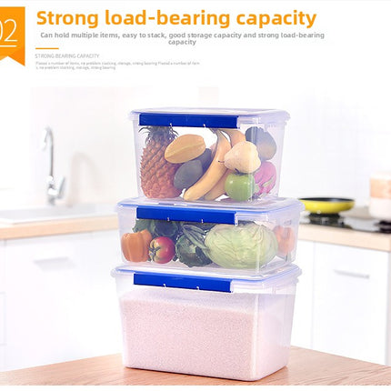 Commercial Large Capacity Food Container, Food Grade Clear Plastic Bin with Lid