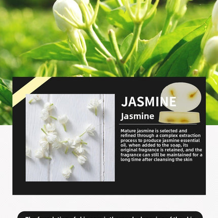 Manufacturer Wholesale Oval Rose Jasmine Handmade Soap for Men and Women Bathing and Face Washing Soap Oil Control Soap Plant Essential Oil Soap