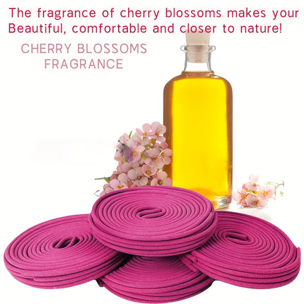 Rose-colored Cherry Blossom Coil Incense 40 Coils