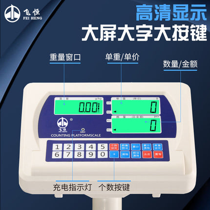 100kg Logistics Express Scale, Heavy Duty 100kg Platform Scale