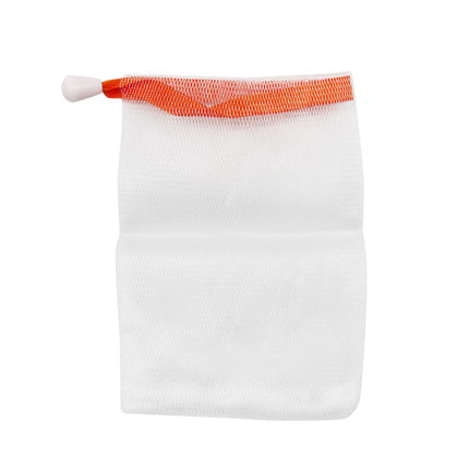 Manufacturer Supply 15*10cm Handmade Soap Foaming Net Facial Soap Foaming Net Double Layer with Rope Can Be Hanged