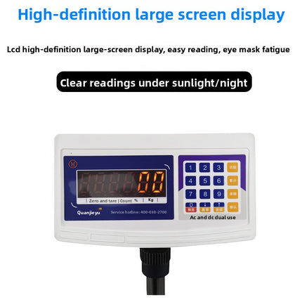 High Precision Digital Counting Scale - 60kg to 300kg Industrial Bench Scale