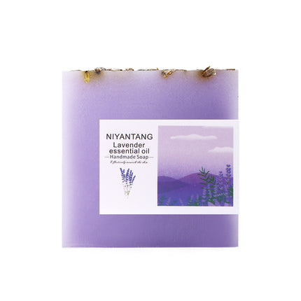 Niyantang Floral Plant Essential Oil Handmade Soap Aloe Vera Handmade Soap Rose Honey Face Wash Oil Control Cleansing Handmade Soap