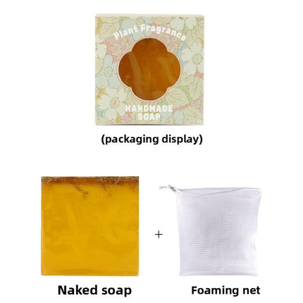 Niyantang Floral Plant Essential Oil Handmade Soap Aloe Vera Handmade Soap Rose Honey Face Wash Oil Control Cleansing Handmade Soap