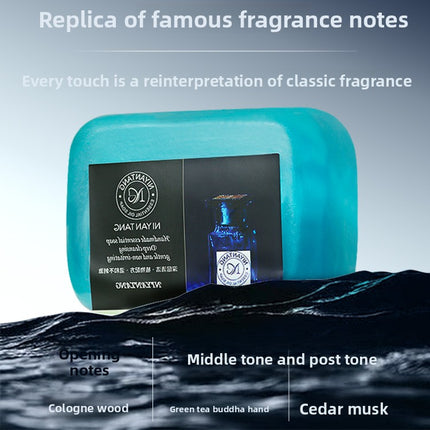 Niyantang Ancient Fragrance Handmade Soap Refreshing Oil Control Deep Cleansing Shaving Handmade Soap Unisex Bath Handmade Soap