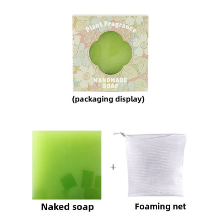 Niyantang Floral Plant Essential Oil Handmade Soap Aloe Vera Handmade Soap Rose Honey Face Wash Oil Control Cleansing Handmade Soap