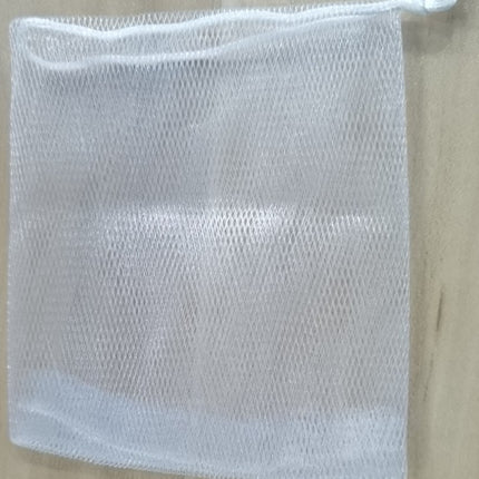 Manufacturer Supply 15*10cm Handmade Soap Foaming Net Facial Soap Foaming Net Double Layer with Rope Can Be Hanged