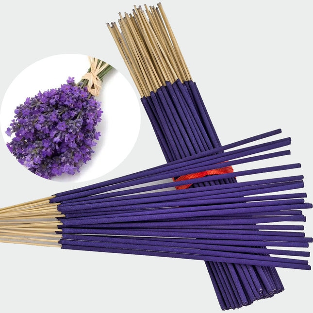 Buddhist Incense Lavender Fragrance, Lavender Scented Bamboo Stick Incense