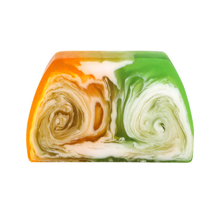 Kasha Da Style Colorful Fragrance Handmade Soap Large Bar Cut Gift Soap Bath Face Wash Essential Oil Soap