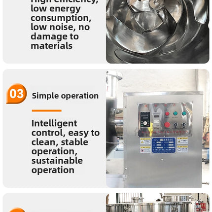 Fully Automatic Experimental Mixer Powder Granule Vertical High-Speed Mixer