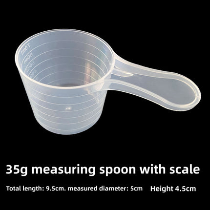 T Manufacturer 15/20/25/30/35g Baking Measuring Spoon 40/50/60/70ml Milk Powder Spoon with Milliliter Scale