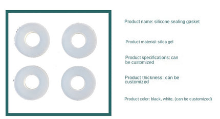 Food Grade Silicone Gaskets - Self-Adhesive Clear Non-Slip Rubber Feet