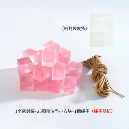Grape Soap DIY Materials Transparent Essential Oil Soap Homemade Grape Cluster Handmade DIY Crystal Grape Scented Soap Kit