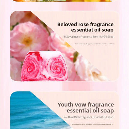 Kasha Da Style Colorful Fragrance Handmade Soap Large Bar Cut Gift Soap Bath Face Wash Essential Oil Soap
