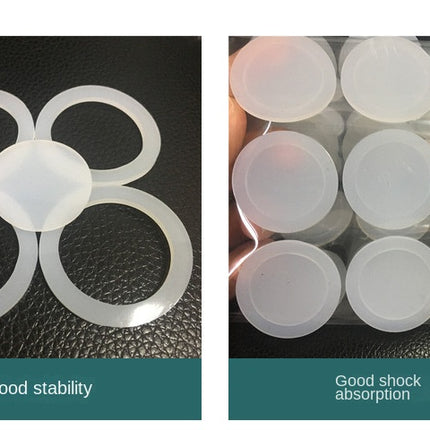 Food Grade Silicone Gaskets - Self-Adhesive Clear Non-Slip Rubber Feet