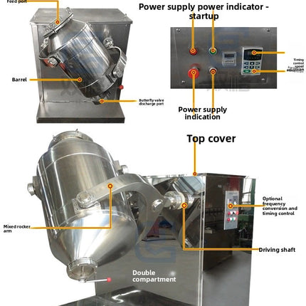 Three-Dimensional Mixing Machine Small Medicine Powder Mixing Machine
