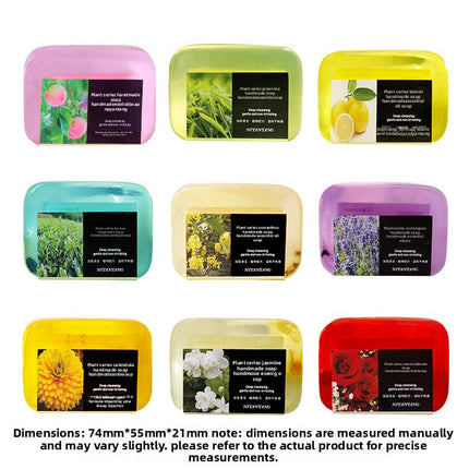 Grape Soap DIY Materials Transparent Essential Oil Soap Homemade Grape Cluster Handmade DIY Crystal Grape Scented Soap Kit