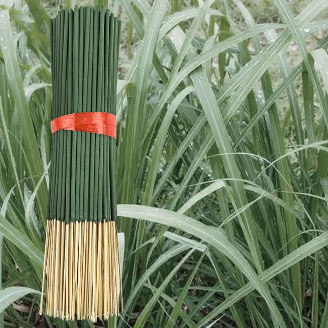 Green Lemongrass Lemongrass 22cm Bamboo Stick Incense