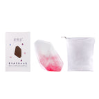 Pink Amino Acid Crystal Soap + Box + Foaming Net