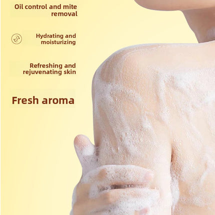 Cross-Border Foreign Trade European and American Style Scrub Particles Kojic Acid Turmeric Lemon Essential Oil Handmade Soap Bath Face Wash Handmade Soap