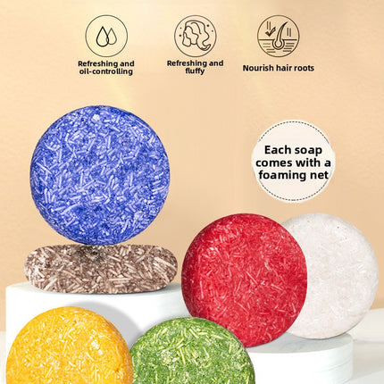 Manufacturer Wholesale Supply Plant Essential Oil Shampoo Soap Polygonum Multiflorum Unisex Hair Care Handmade Soap Shampoo Soap