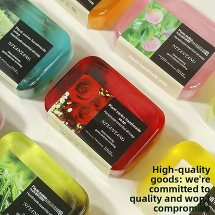 Manufacturer Wholesale Plant Refreshing Oil Control Handmade Soap Bath Cleansing Soap Cleansing Face Soap Essential Oil Soap