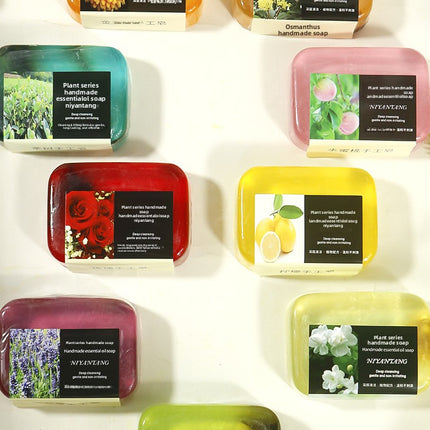 Manufacturer Wholesale Plant Refreshing Oil Control Handmade Soap Bath Cleansing Soap Cleansing Face Soap Essential Oil Soap