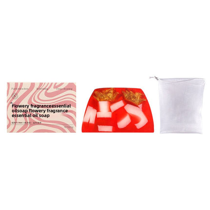 Kasha Da Style Colorful Fragrance Handmade Soap Large Bar Cut Gift Soap Bath Face Wash Essential Oil Soap