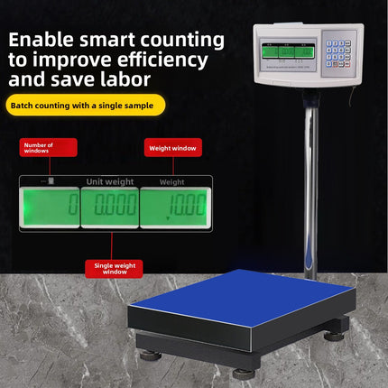 High Precision Digital Counting Scale - 60kg to 300kg Industrial Bench Scale
