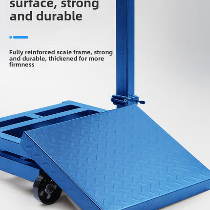 100kg-1000kg Industrial Platform Scale - Mobile Digital Floor Scale