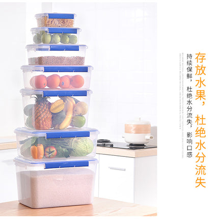 Commercial Large Capacity Food Container, Food Grade Clear Plastic Bin with Lid
