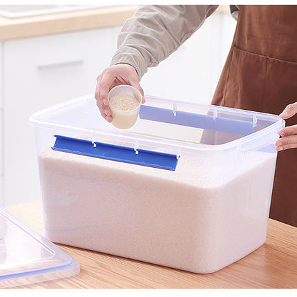 Commercial Large Capacity Food Container, Food Grade Clear Plastic Bin with Lid