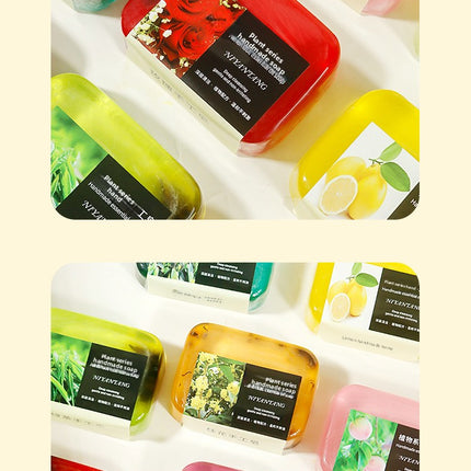 Manufacturer Wholesale Plant Refreshing Oil Control Handmade Soap Bath Cleansing Soap Cleansing Face Soap Essential Oil Soap