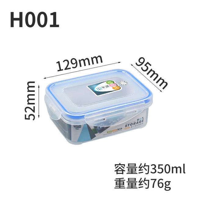 Clear Food Storage Containers - Airtight Fridge Organizer & Bento Box