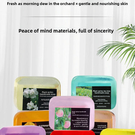 Grape Soap DIY Materials Transparent Essential Oil Soap Homemade Grape Cluster Handmade DIY Crystal Grape Scented Soap Kit