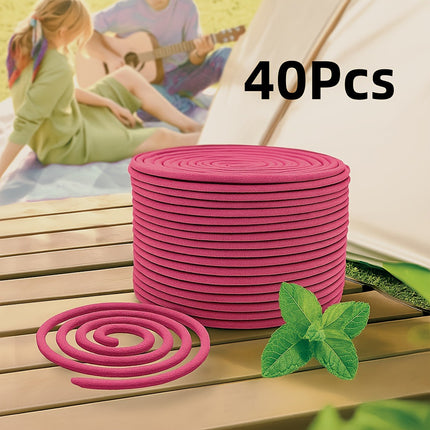 Rose-colored Cherry Blossom Coil Incense 40 Coils